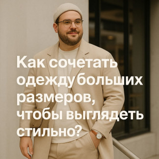 Как сочетать одежду больших размеров, чтобы выглядеть стильно?